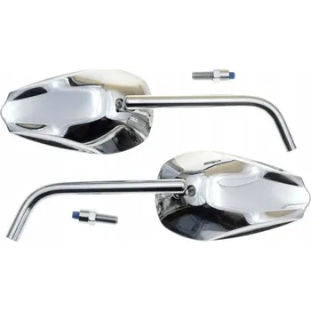 Zrcátko pro motocykl UNIVERZÁLNÍ CHROMOVANÁ ZPĚTNÁ ZRCÁTKA M10 YAMAHA (12199)