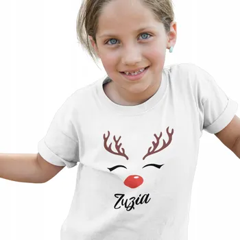 Vánoční dětské tričko DÁREK Vánoce Mikuláše Sob Jméno 51-56 cm