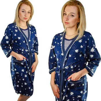 Dámský župan ŽUPAN - měkký - TEPLÝ - župan _ BAVLNA XXL