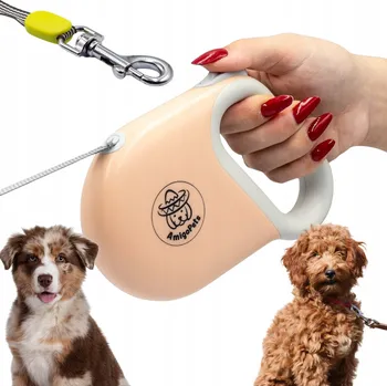 Vodítko pro psa Samonavíjecí Vodítko AmigoPets , 5m páska