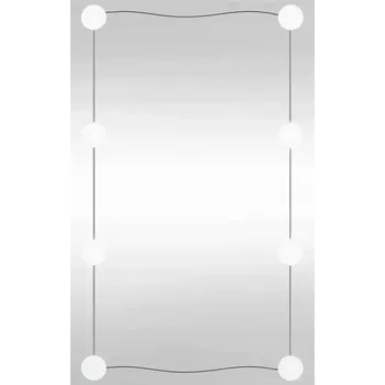 Zrcadlo Nástěnné zrcadlo s LED osvětlením 40 x 60 cm sklo obdélníkové