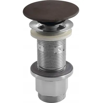 Sifon Sapho Umyvadlová výpusť klik-klak, betonová krytka, 10-80 mm, tmavě hnědá