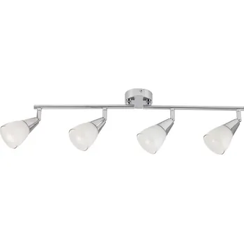 Bodové svítidlo Stropní bodové svítidlo kulatý Rabalux bílé, stříbrné