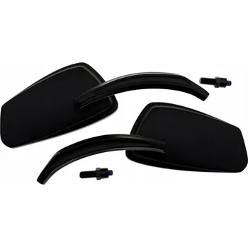 Zrcátko pro motocykl ZRCÁTKA ČERNÁ CHOPPER UNIVERZÁLNÍ M10 (1691)