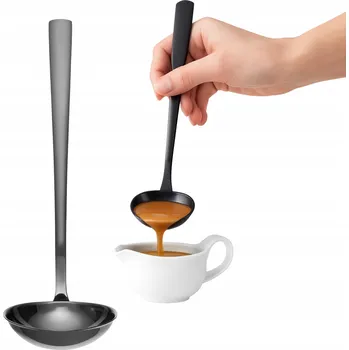 Naběračka 43396 Naběračka na omáčku Prato 17 cm černá AMBITION