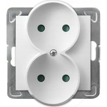 Elektrická zásuvka Ospel Elektrická Zásuvka zásuvka bílá