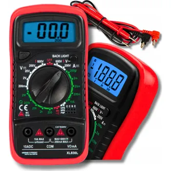 Multimetr Ruční digitální multimetr, měřič proudu, multifunkční elektrický tester