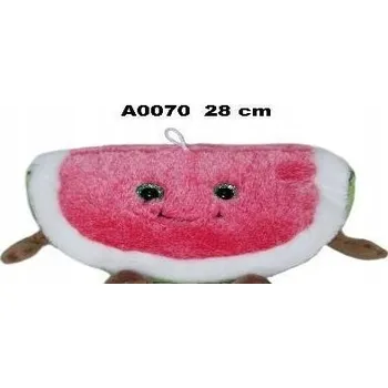 plyšák Plyšová Hračka Plyšový meloun Polštář Kulatý Ovoce - 28 cm