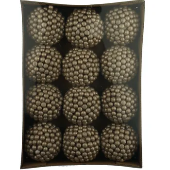 Vánoční dekorace Vánoční Baňky ozdobné polystyrenové kuličky na aranžování 6 cm 12 ks