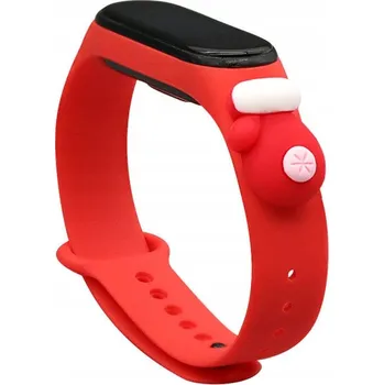Příslušenství k chytrým hodinkám Vánoční pásek řemínek pro Xiaomi Mi Band 4 / Mi Band 3, vánoční silikonový řemínek