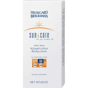 Přípravek na opalování Tělový balzám s Aloe Vera SPF 50 Sun and Care, 200 ml HILDEGARD BRAUKMANN