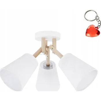 Kulatá kulatý Stropní Svítidlo TK-Lighting 42 x 42 cm bílá