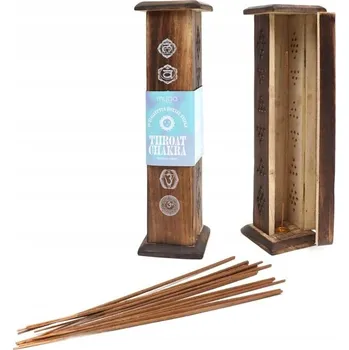 Vonná tyčinka Dřevěná kadidelnice - věž na vonné tyčinky Myga Throat