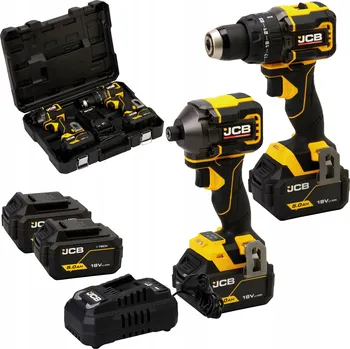 Vrtačka JCB Professional Malá sada elektrického nářadí - šroubovák aku vrtačka