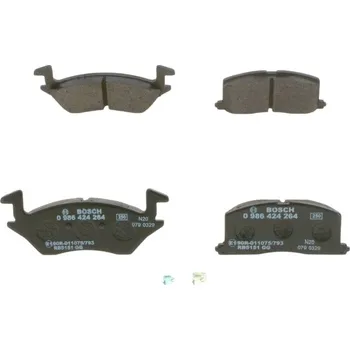 Brzdová destička Sada brzdových destiček, kotoučová brzda BOSCH 0 986 424 264