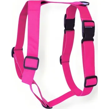 Postroj pro psa Softshellový postroj pro psa - NEON RŮŽOVÁ, XL, 3 cm