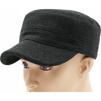 Čepice Pako Jeans hlídková čepice šedá univerzální velikost