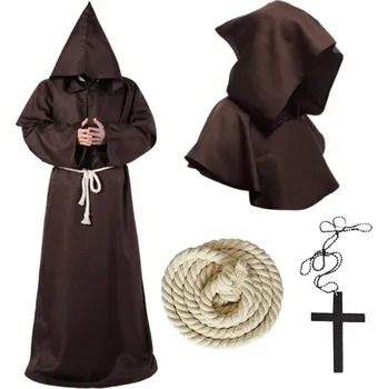 KOSTÝM převlek hábit mnich kněz řeholník Halloween m/l 176/182