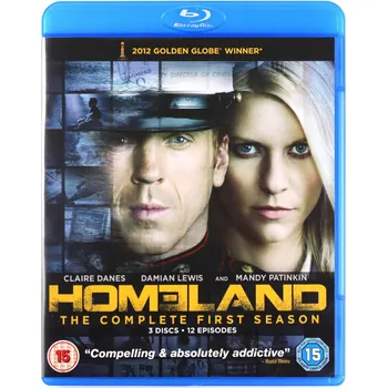Blu-ray film Homeland Season 1 Blu-ray disk