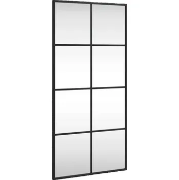 Zrcadlo ZRCADLO NÁSTĚNNÉ ČERNÉ 40X80CM OBDÉLNÍKOVÉ ŽELEZNÉ