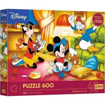 Puzzle Trefl Puzzle 600 dílků Trefl Puzzle 600 Mickey Mouse a přátelé / Disney