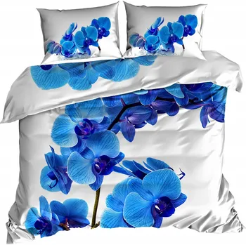 Povlečení 3D Bavlna saténové Povlečení 220x200 cm ORCHIDEJ