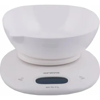 Kuchyňská váha Elektronická kuchyňská váha s mísou ORAVA EV-14, 5 kg