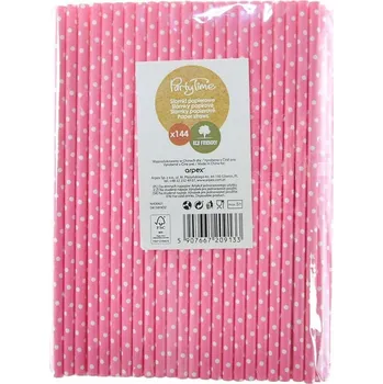 Papírová Brčka Arpex 144 ks