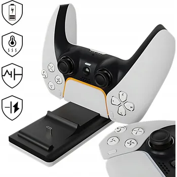 Hra pro PlayStation 5 PODWÓJNA STACJA ŁADOWANIA PADÓW PS5 PRO 2 OVLADAČE