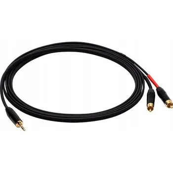 Audio kabel Kabel RCA - jack 3,5 mm Red's music 4 m