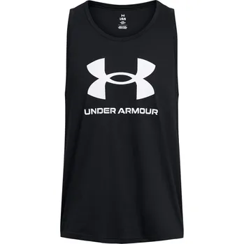 Pánské tílko Pánské funkční tílko Under Armour SPORTSTYLE LOGO TANK černé 1382883-001 - XS | UK 13 | US 14