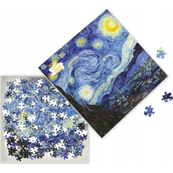 Obraz Flame Tree Studio Puzzle pro dospělé Van Gogh: Hvězdná noc 1000 dílků