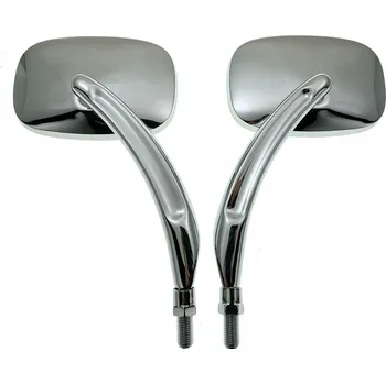 Zrcátko pro motocykl CHROMOVÁ ZRCÁTKA M10 10MM CHOPPER DRAG CRUISER KLASIK (21155)