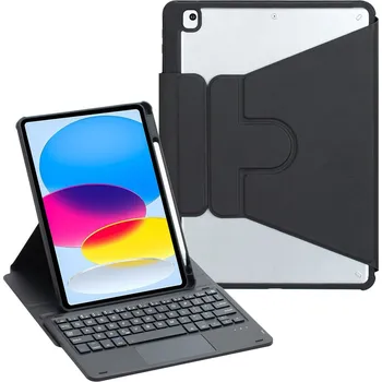 Klávesnice pro tablet Klávesnice + pouzdro - magnetická + touchpad pro Apple iPad 10 / 11 gen. - černá
