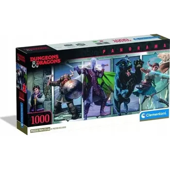 Puzzle PUZZLE 1000 PANORAMA DUNGEONS&DRAGONS CLEMENTONI 39501