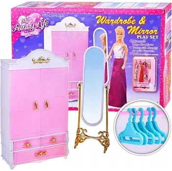 Panenka GARDEROBA SKŘÍŇ NA MEBELKI 4105 domeček pro panenky - Deco Mariage