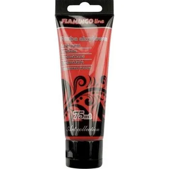 Vodová barva Akrylové barvy Titanum červená 1 ks 75 ml