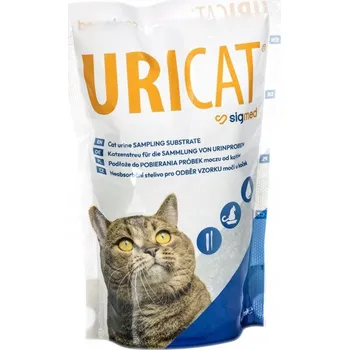 Podestýlka pro kočku Uricat Stelivo pro odběr moči koček 400ml silikonový