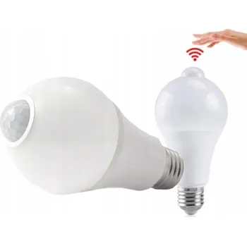 Žárovka LED žárovka s pohybovým senzorem Decorya E27 12 W 3000 K