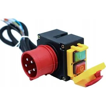 Elektrická zásuvka Třífázový vypínač / přepínač 380/400 V s 0,8 m připojovacím kabelem 5P