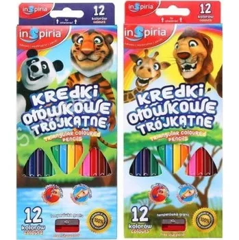 Pastelka PASTELKY TROJÚHELNÍKOVÉ INSPIRIA 12 barev