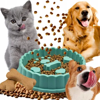 Miska pro psa Jedna plastová miska AmigoPets, vícebarevná, 1 l