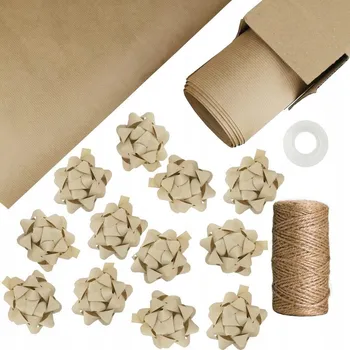 Balící papír Dárkový balicí papír ozdobný eko vánoční narozeniny Velikonoce "L"