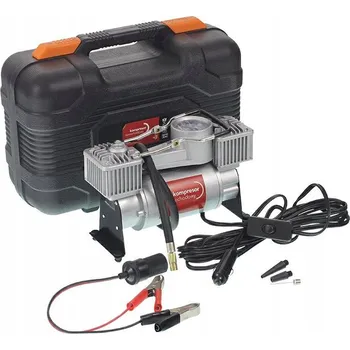 Kompresor Dvoupístový kompresor do auta 12V + kufřík