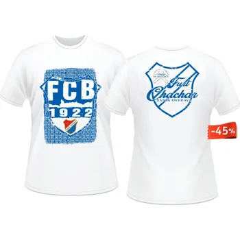 Pánské tričko Tričko FCB 1922 | Furt Chachar Druh: Pánské, Barva: Bílá, Velikost: M