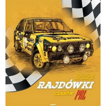 Kalendář Nástěnný kalendář se spirálou 2026 VELKÝ KD-37 Závodní auta PRL AVANTI