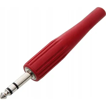 Příslušenství pro čtečku elektronické knihy Jack 6,3 mm stereo konektor gumový červený