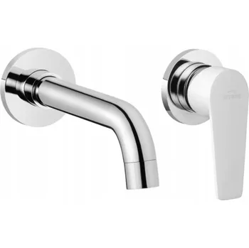 Vodovodní baterie Umyvadlová baterie pod omítku Invena Siros stříbrná