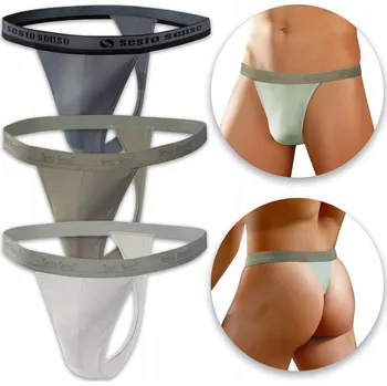 Slipy APair Slipy Tanga béžová velikost M