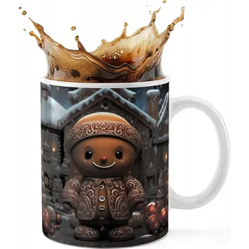 KERAMICKÝ HRNEK 330ML S POTISKEM - VÁNOČNÍ MIKULÁŠ SOB DÁREK